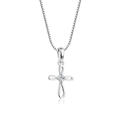 Infinity Cross Toddler/Kids Necklace