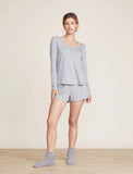 Soft Jersey Lounge Set | Heather Grey