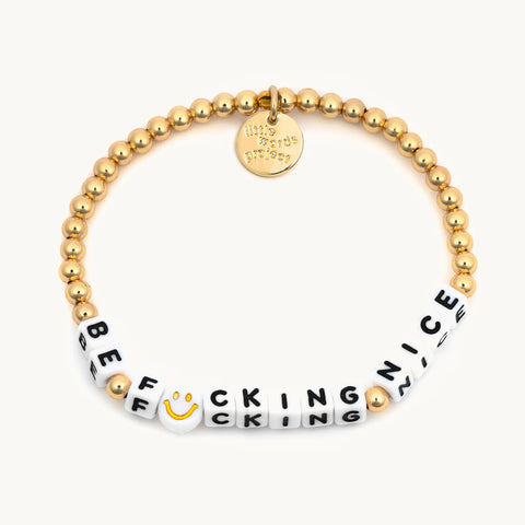 Be F*cking Nice Gold Bracelet | LWP