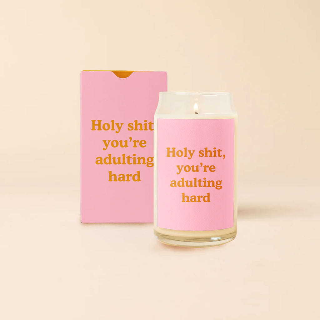 Can Glass Candle | You're Adulting Hard