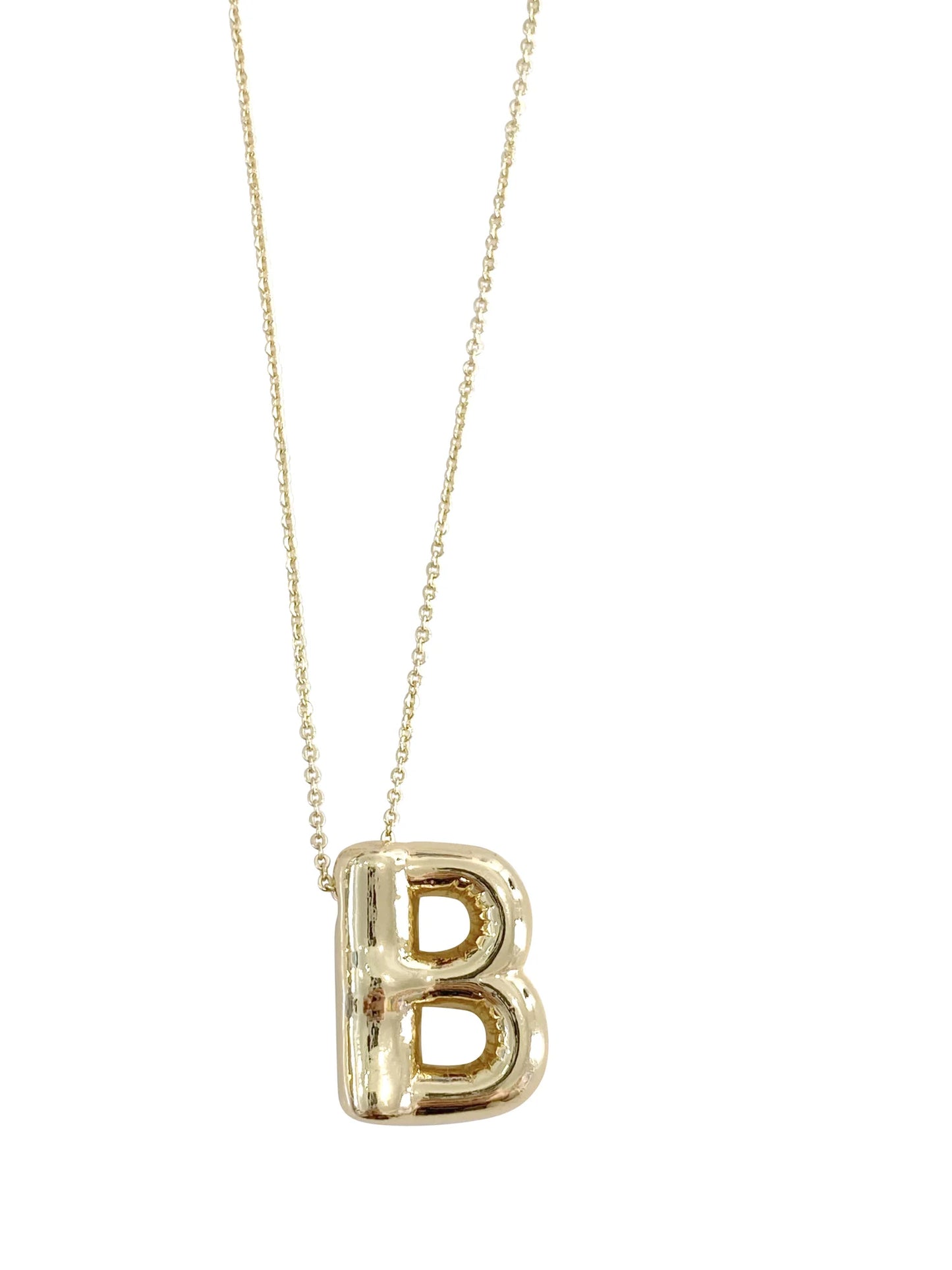 Bubble Initial Necklace