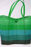 Lilley Line Tote Medium | Ombré in Greens