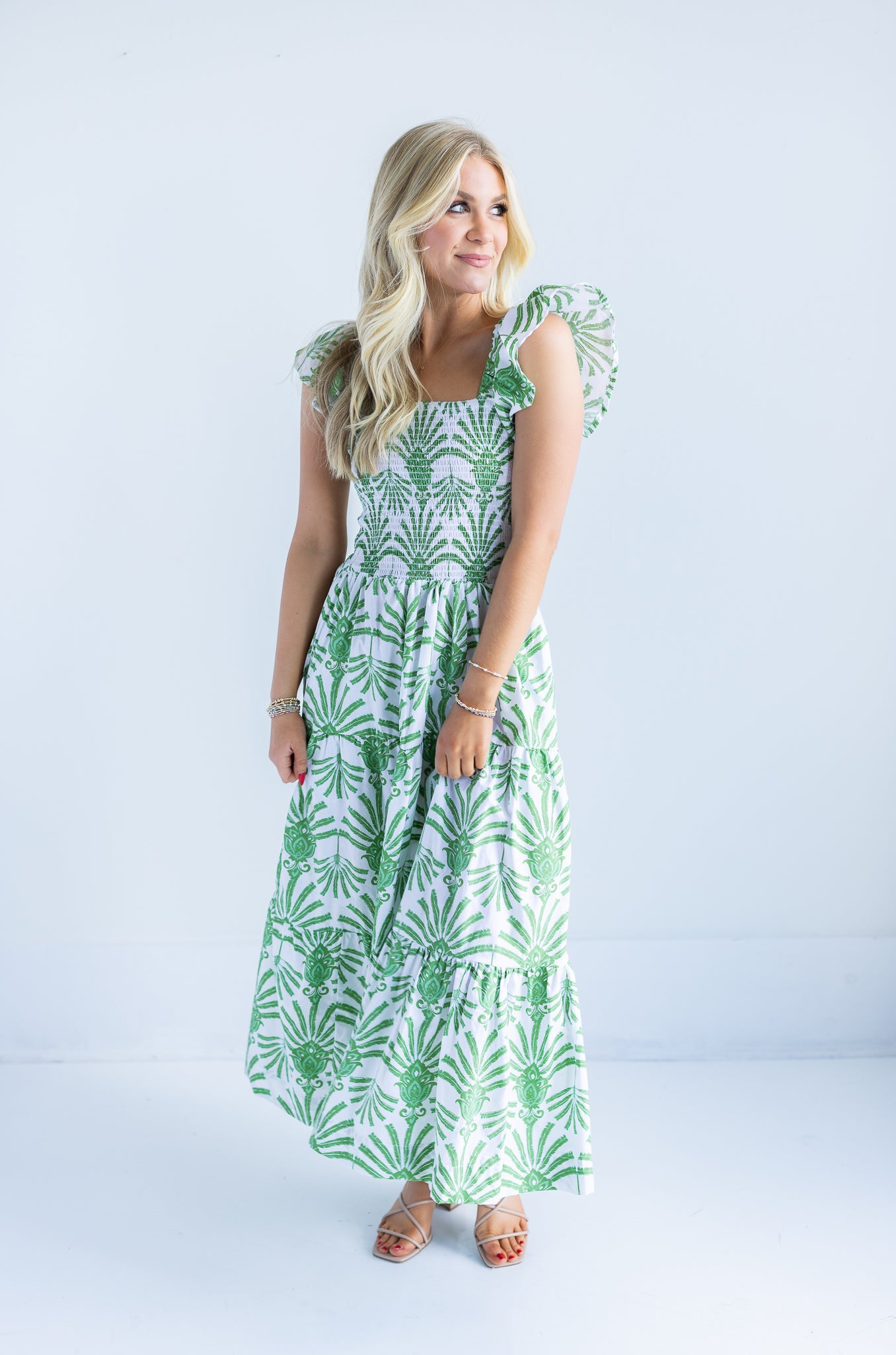 Deco Palms Dress