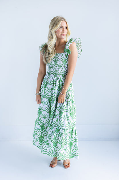 Deco Palms Dress