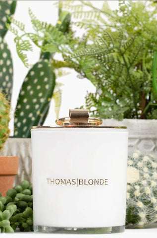 Topless Blonde Candle | Coachella Fields