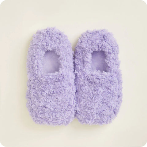 Warmies Slippers | Curly Purple