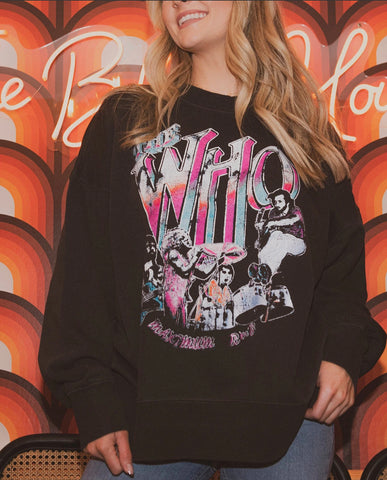 The Who Max R&B Oversized Crew Sweatshirt