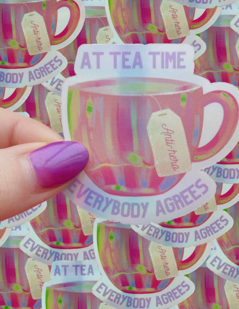 Anti-Hero Tea Cup Sticker
