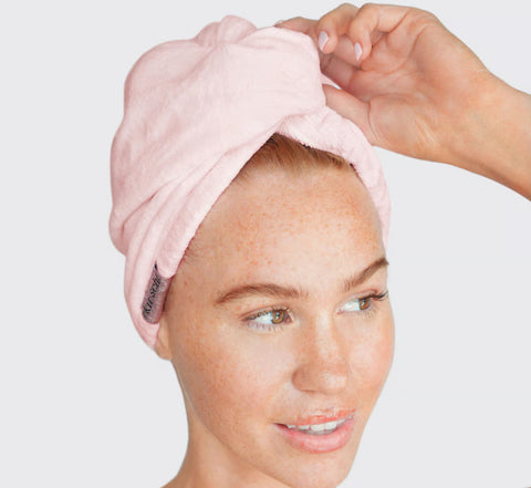 Quick Dry Hair Towel | Blush