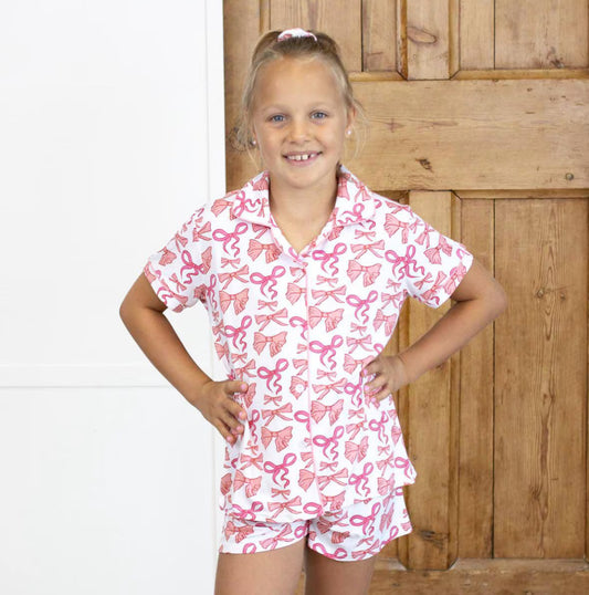Kid’s Sutton Bow PJ Set