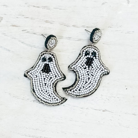 Ghosts Beaded Earrings