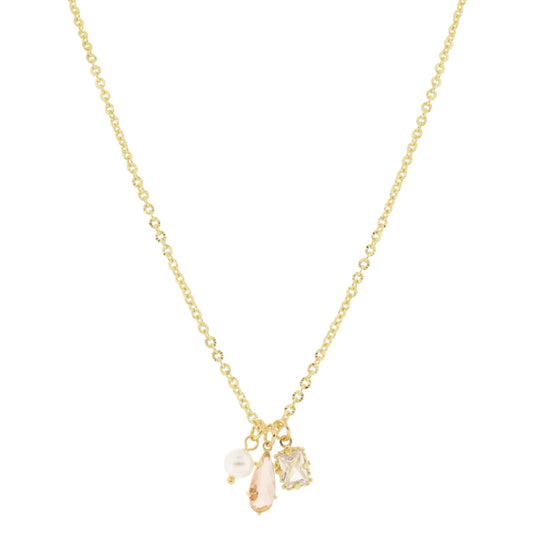 Champagne Teardrop Necklace