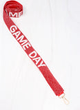 Game Day Beaded Purse Strap | Red