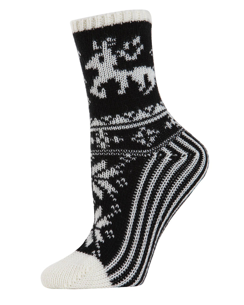 Embroidered Winter Sweater Socks