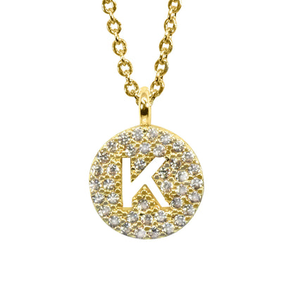 Love Letter Initial Necklace | Gold