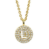 Love Letter Initial Necklace | Gold