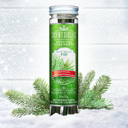 White Winter Fir | Scentsicles Scented Ornaments