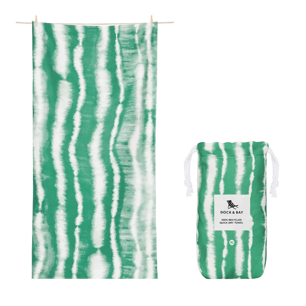 Mellow Meadow Tie Dye XL | Dock & Bay Quick Dry Towel