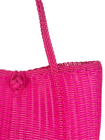 Lilley Line Tote Medium | Off the Air Static Neon Pink