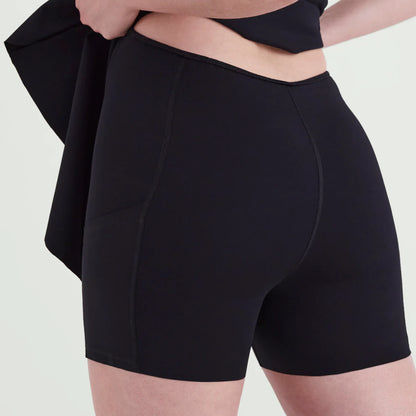 The Get Moving Square Neck Tank Dress | Black