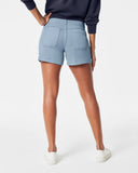 Spanx Twill Shorts 4" | Mountain Blue