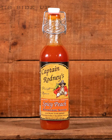 Spicy Peach BBQ Glaze | Captain Rodney's
