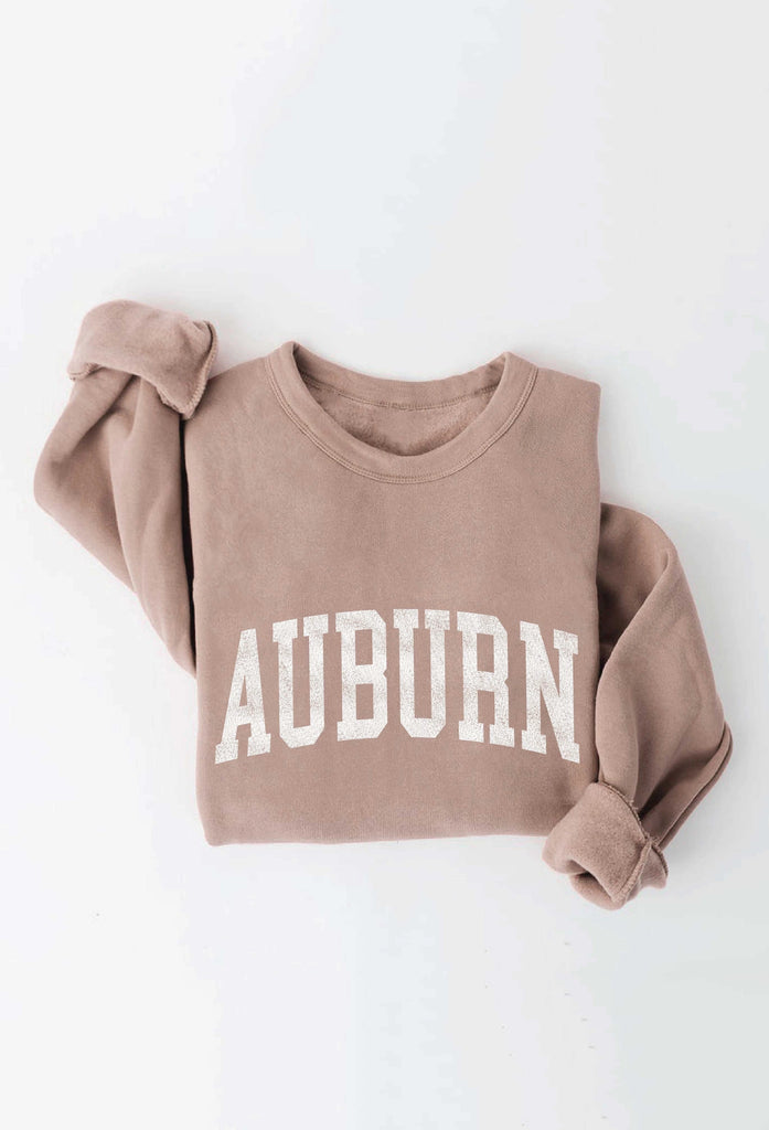 Auburn Graphic Sweatshirt | Tan