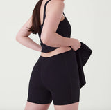 The Get Moving Square Neck Tank Dress | Black