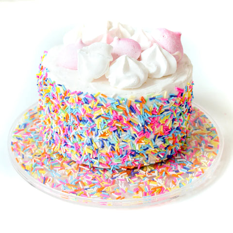 Sprinkle Acrylic Cake Plate
