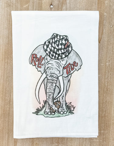 Elephant | Game Day Tea Towel