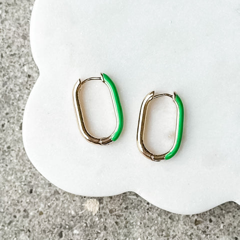 McKayla Earrings | Green