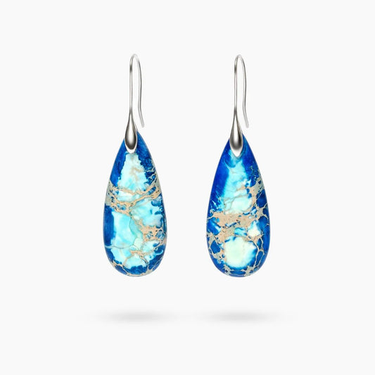 Ocean Teardrop Earrings