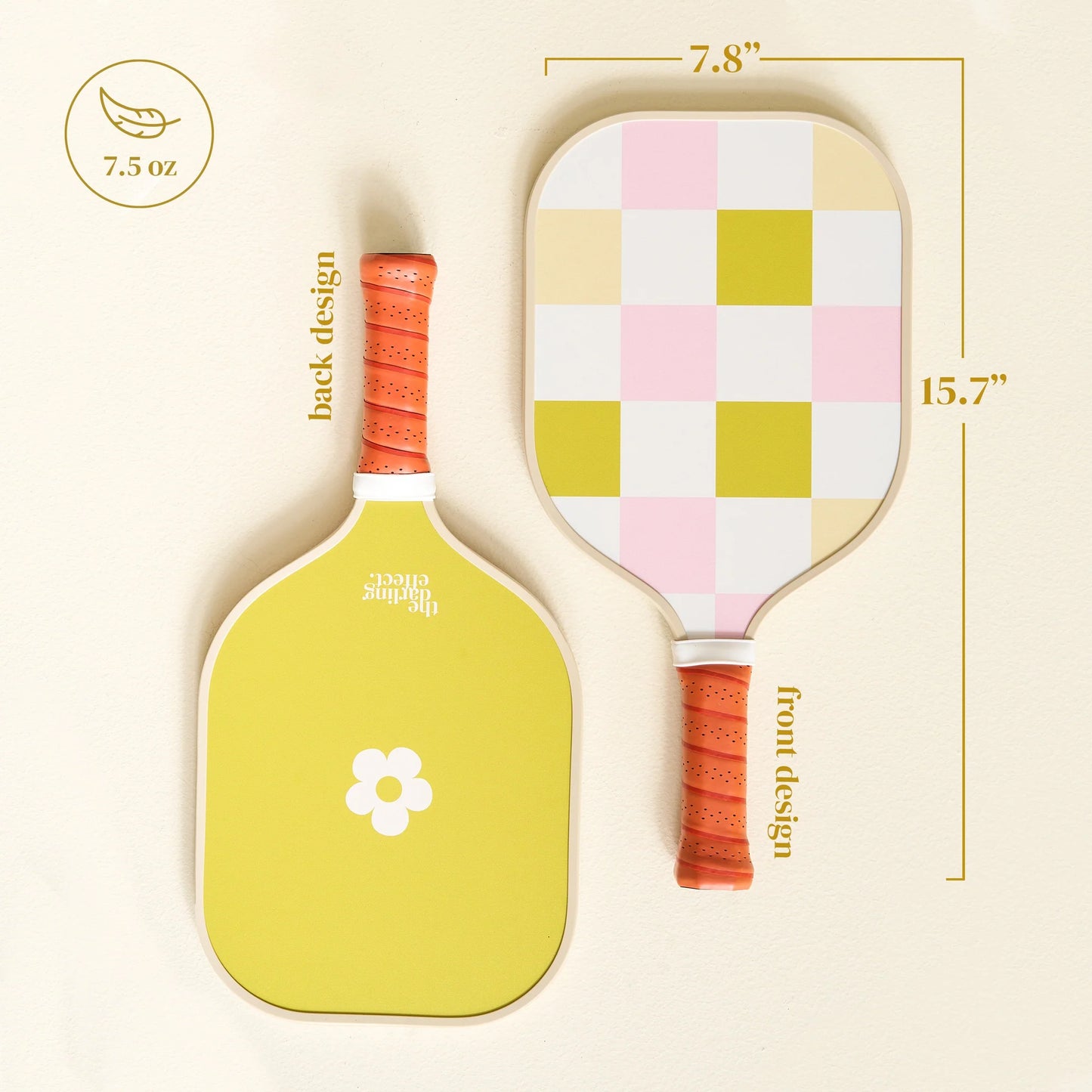 Pickleball Paddle | Check Green