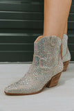 Harlow Western Boot | Silver