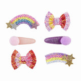 Glitter Hair Clip Set