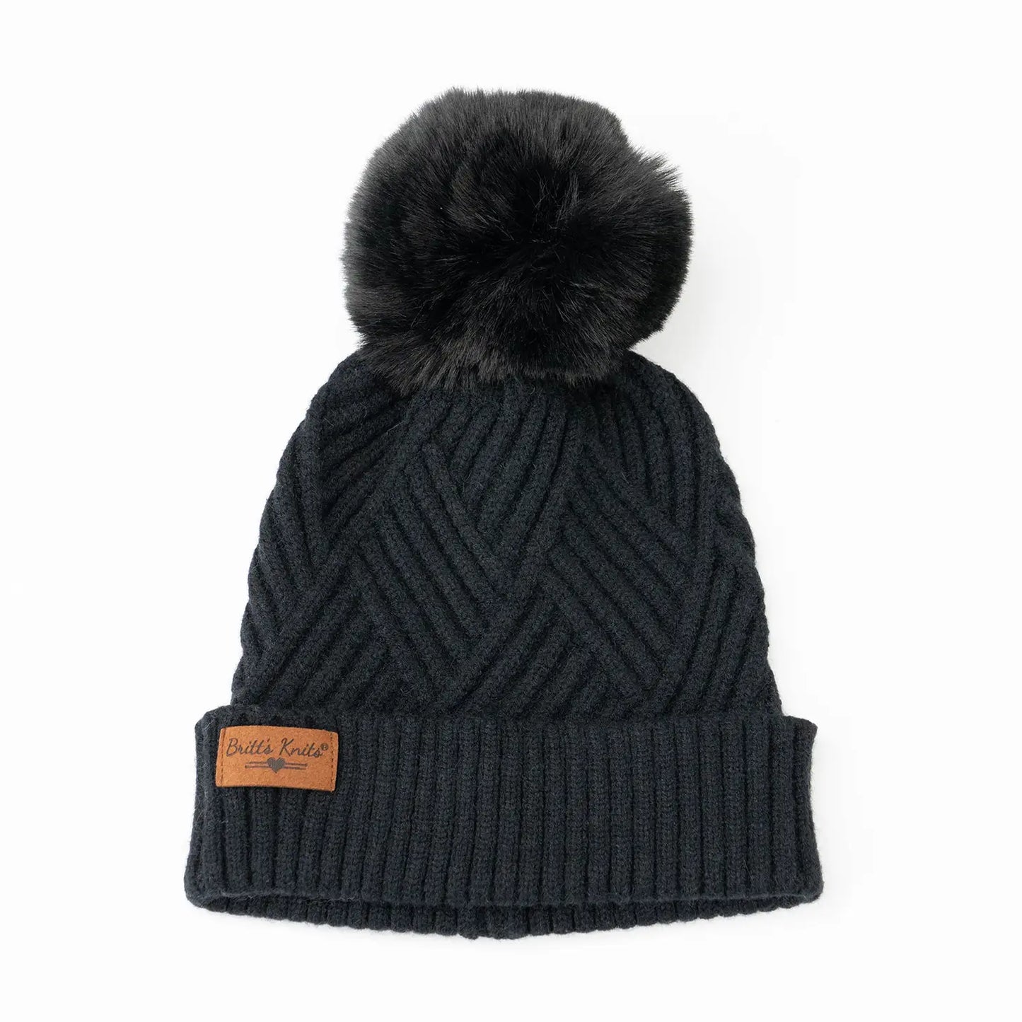 Britt Knits Poof Pom Hat