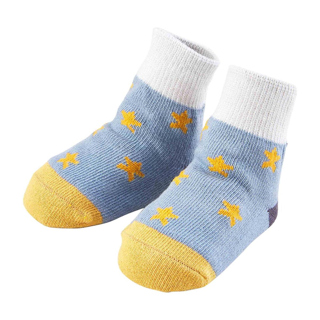 Color Block Star Socks