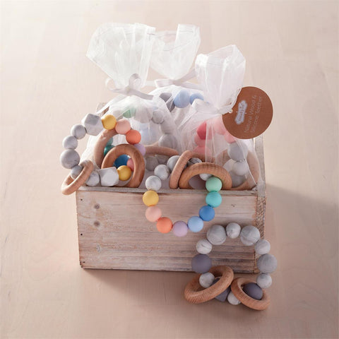 Silicone Wooden Teether