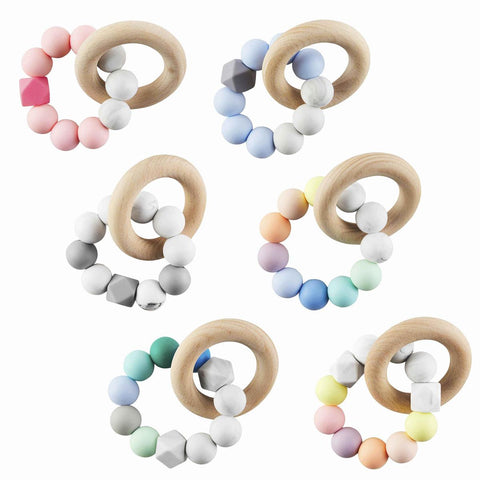 Silicone Wooden Teether