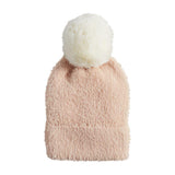 Fuzzy Pom Knit Hat