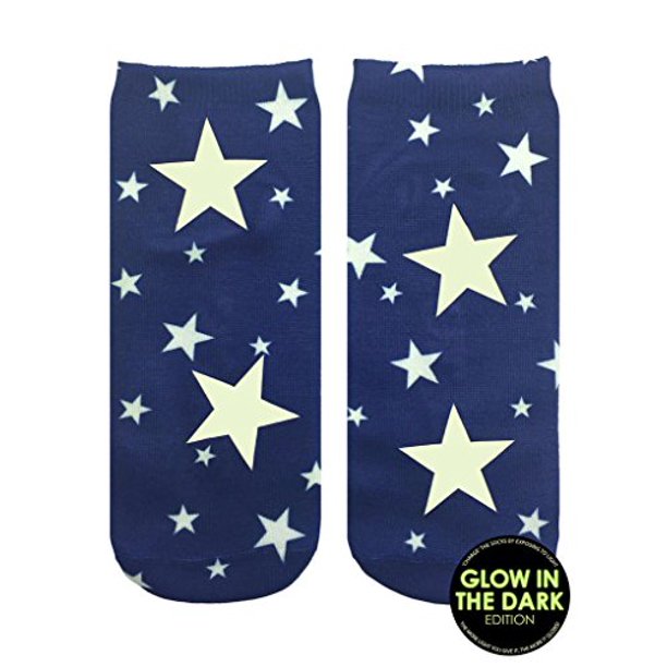 Starry Night Glow Ankle Socks