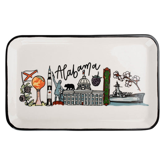 State of Alabama Trinket Tray