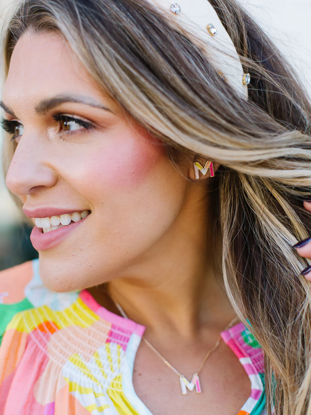 Olivia Initial Earrings