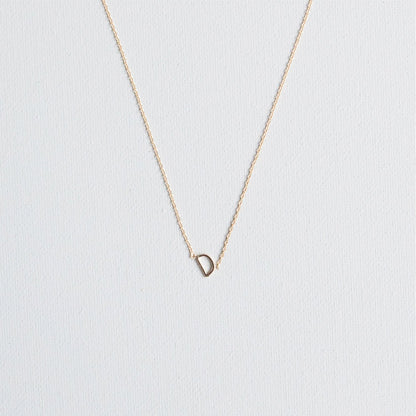 Gold Luxe Initial Necklace