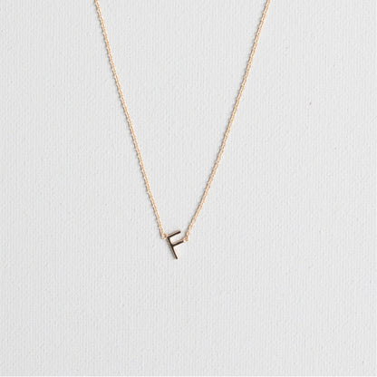 Gold Luxe Initial Necklace