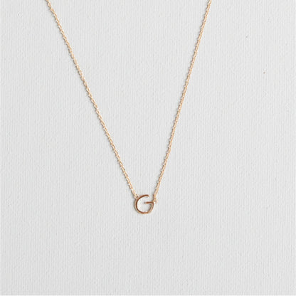 Gold Luxe Initial Necklace