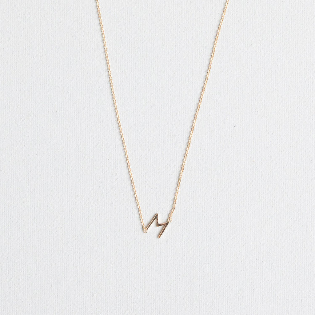 lv letter necklace