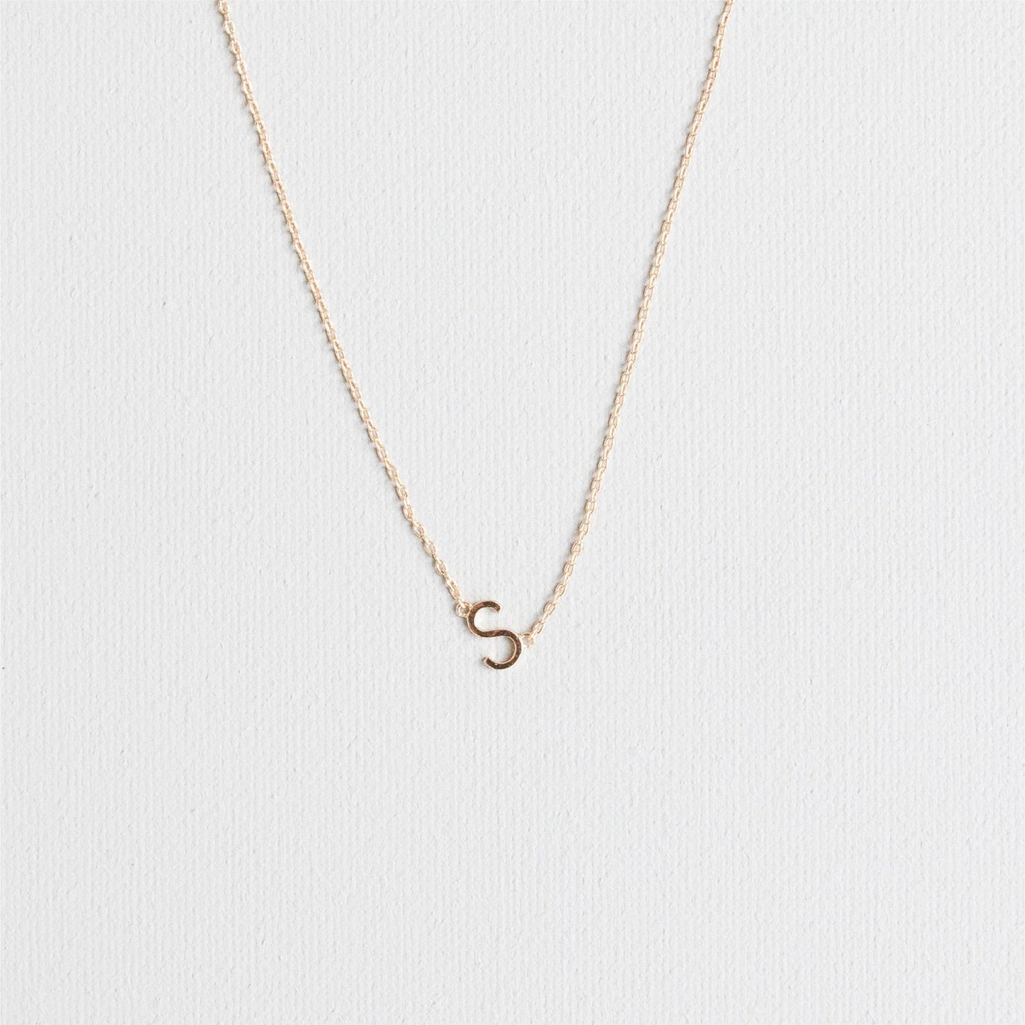 Gold Luxe Initial Necklace