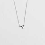 Silver Luxe Initial Necklace