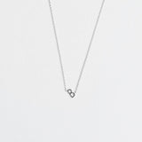 Silver Luxe Initial Necklace